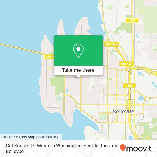 Girl Scouts Of Western Washington map