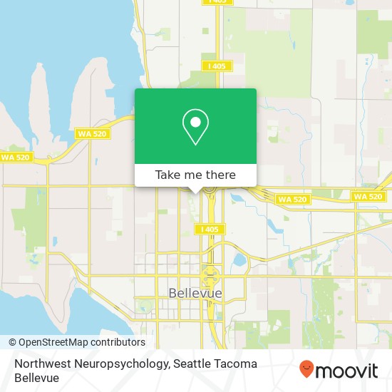 Northwest Neuropsychology map