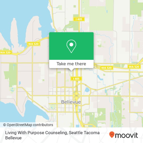 Living With Purpose Counseling map