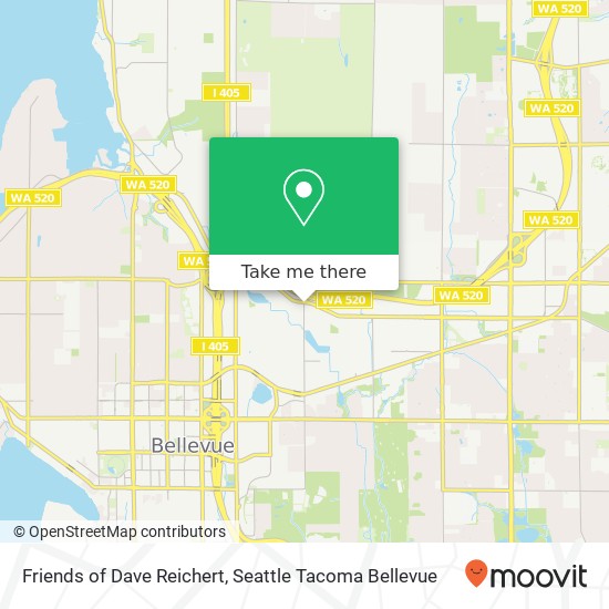 Mapa de Friends of Dave Reichert