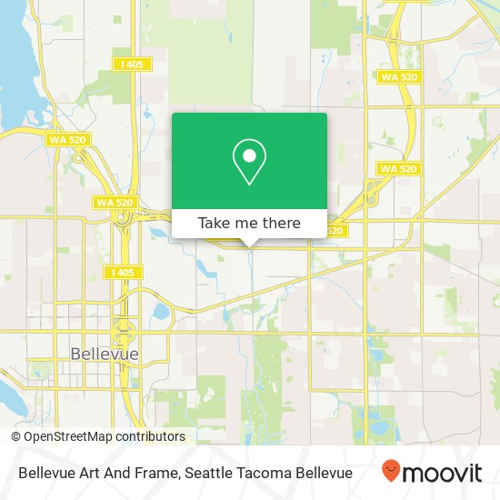 Bellevue Art And Frame map