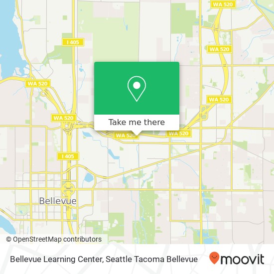 Mapa de Bellevue Learning Center