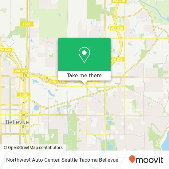 Northwest Auto Center map