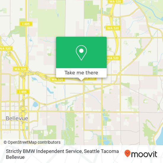 Strictly BMW Independent Service map