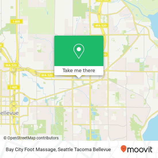 Bay City Foot Massage map