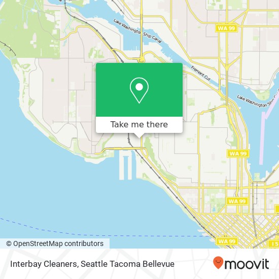 Interbay Cleaners map