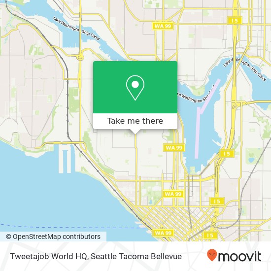 Mapa de Tweetajob World HQ