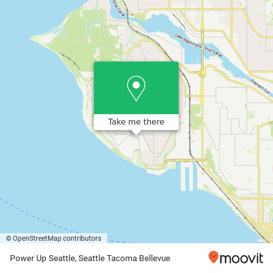 Mapa de Power Up Seattle