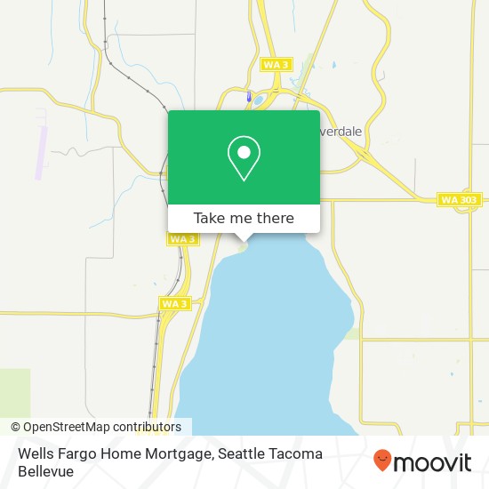 Mapa de Wells Fargo Home Mortgage