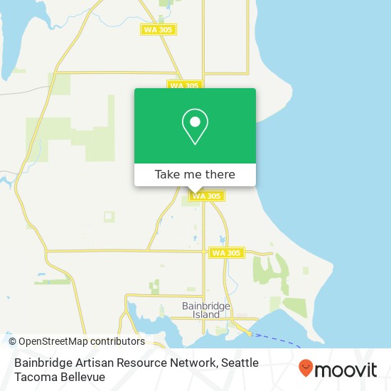 Bainbridge Artisan Resource Network map