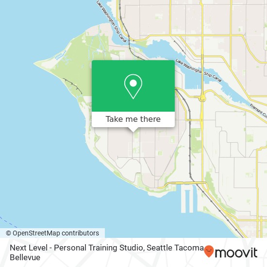 Mapa de Next Level - Personal Training Studio