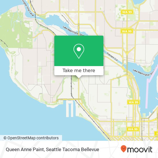 Queen Anne Paint map