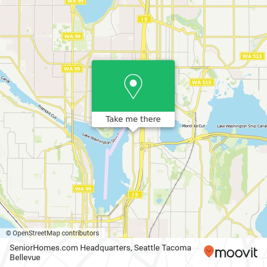 SeniorHomes.com Headquarters map
