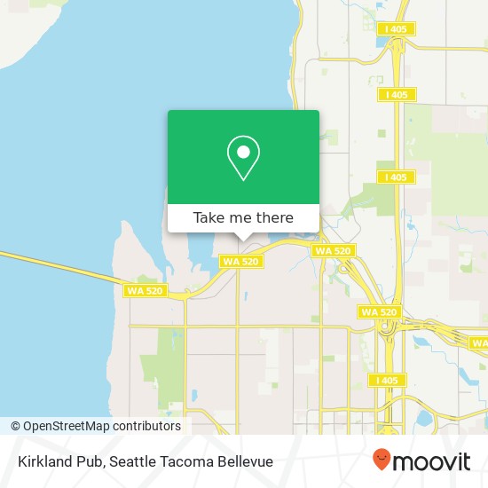 Kirkland Pub map