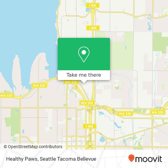 Healthy Paws map