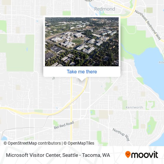 Microsoft Visitor Center map