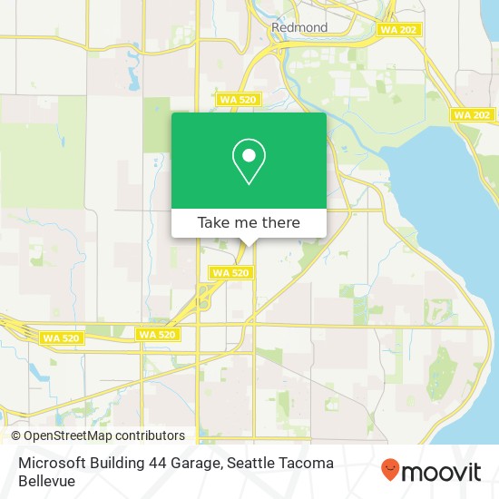 Microsoft Building 44 Garage map