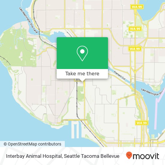 Interbay Animal Hospital map
