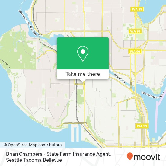 Brian Chambers - State Farm Insurance Agent map