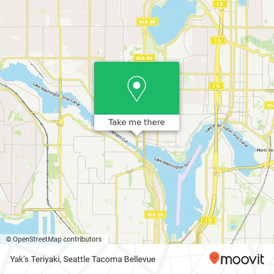 Yak's Teriyaki map