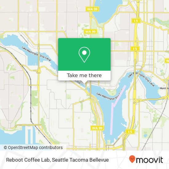 Mapa de Reboot Coffee Lab
