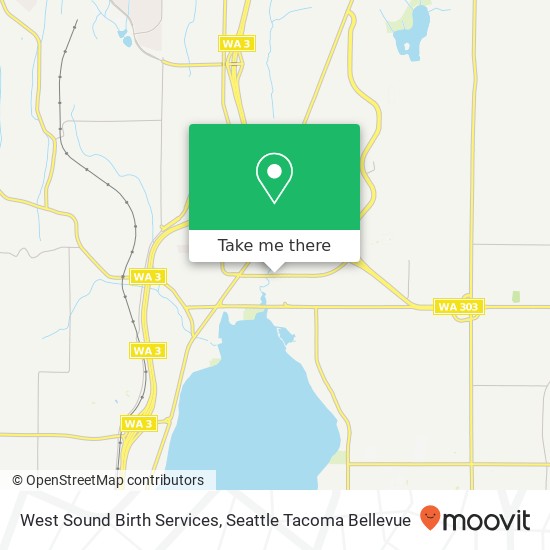 West Sound Birth Services map