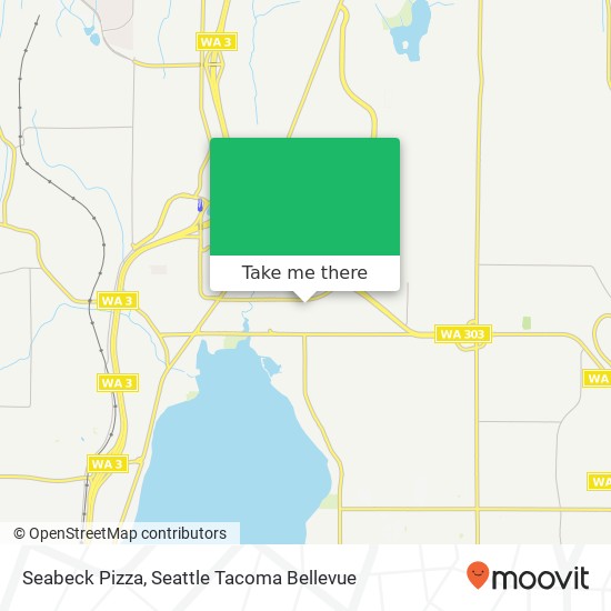 Seabeck Pizza map