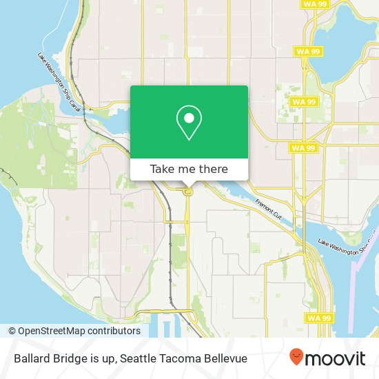 Mapa de Ballard Bridge is up