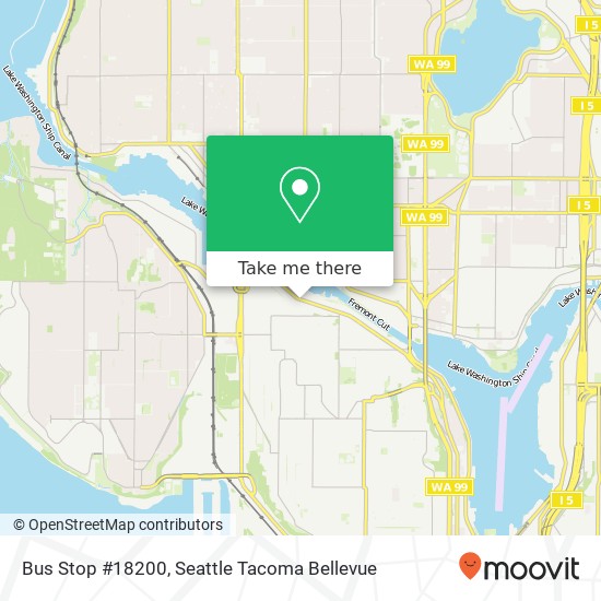 Bus Stop #18200 map