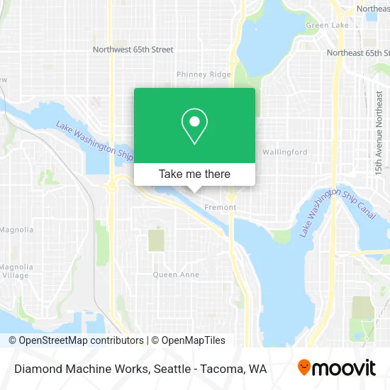 Mapa de Diamond Machine Works