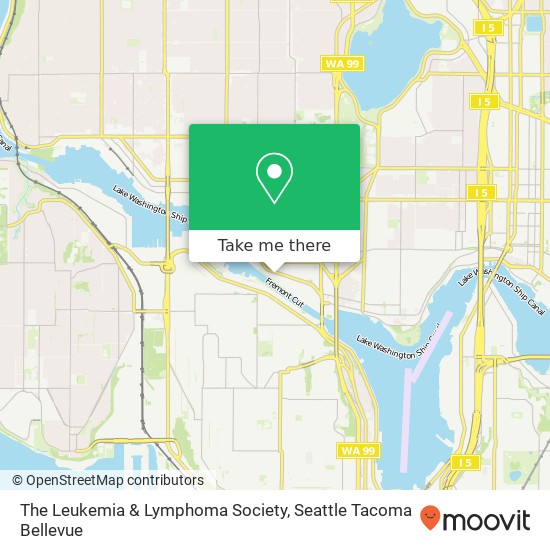 Mapa de The Leukemia & Lymphoma Society