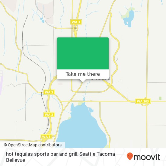 hot tequilas sports bar and grill map