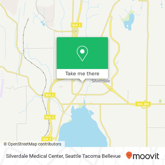 Mapa de Silverdale Medical Center