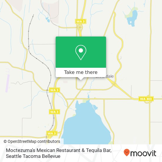 Mapa de Moctezuma's Mexican Restaurant & Tequila Bar