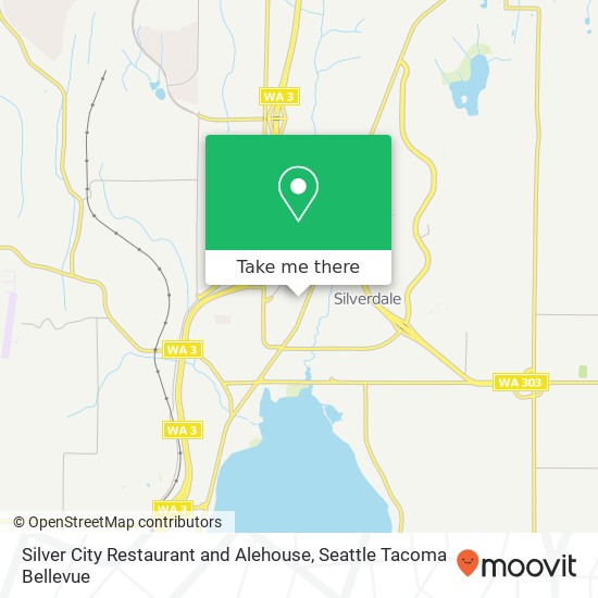 Mapa de Silver City Restaurant and Alehouse