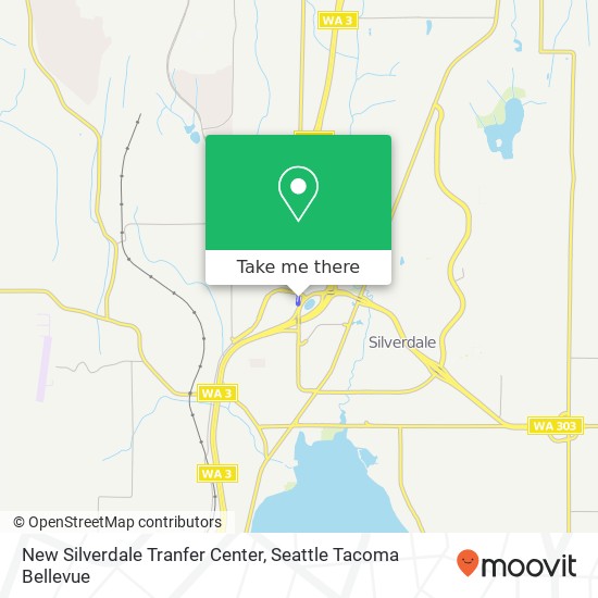 Mapa de New Silverdale Tranfer Center