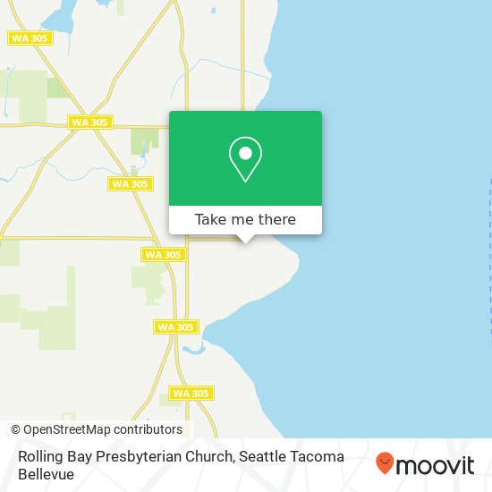 Rolling Bay Presbyterian Church map