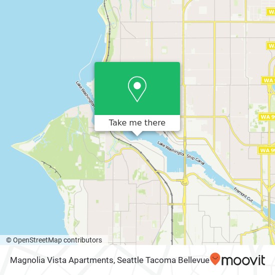 Magnolia Vista Apartments map