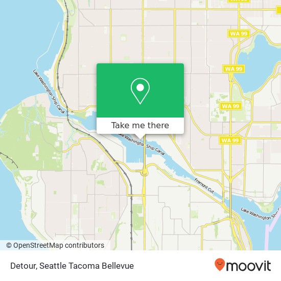 Detour map