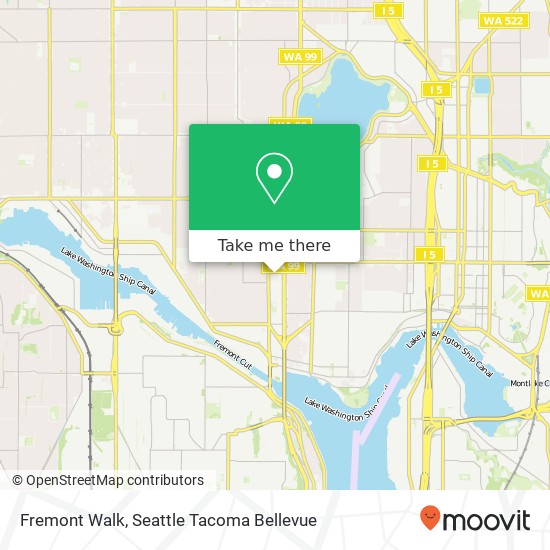 Fremont Walk map