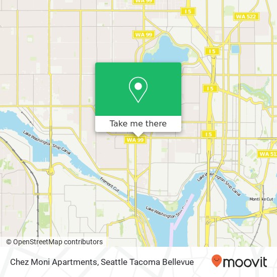 Mapa de Chez Moni Apartments