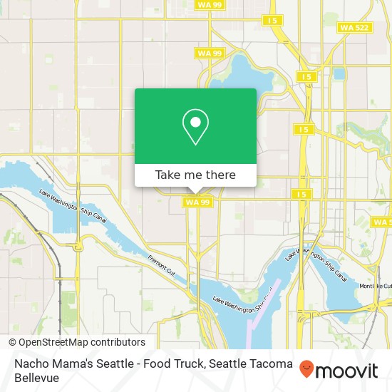 Nacho Mama's Seattle - Food Truck map