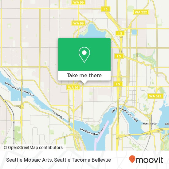 Seattle Mosaic Arts map