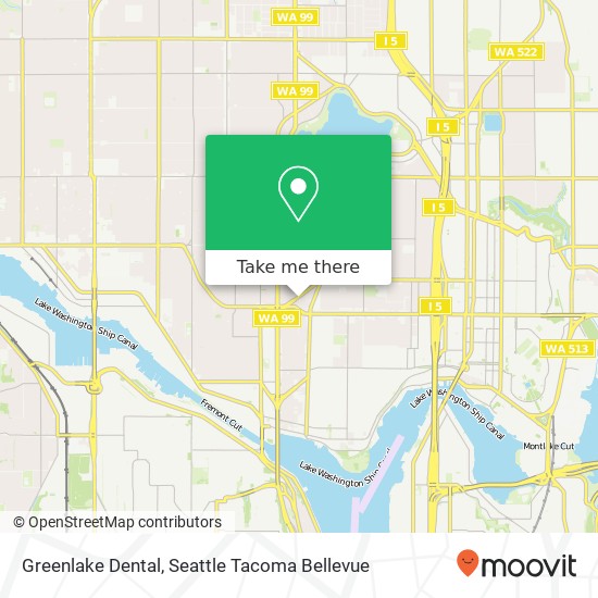 Greenlake Dental map