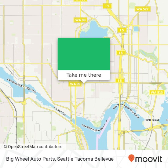 Mapa de Big Wheel Auto Parts