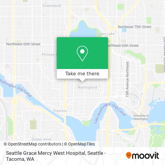 Seattle Grace Mercy West Hospital map