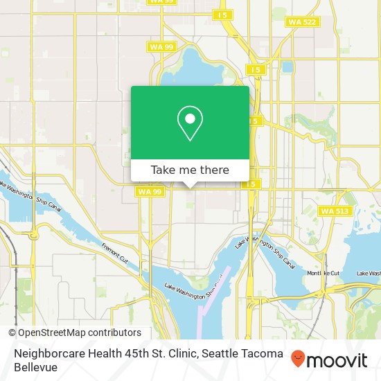 Mapa de Neighborcare Health 45th St. Clinic