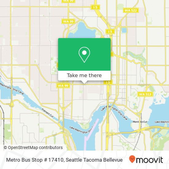 Metro Bus Stop # 17410 map