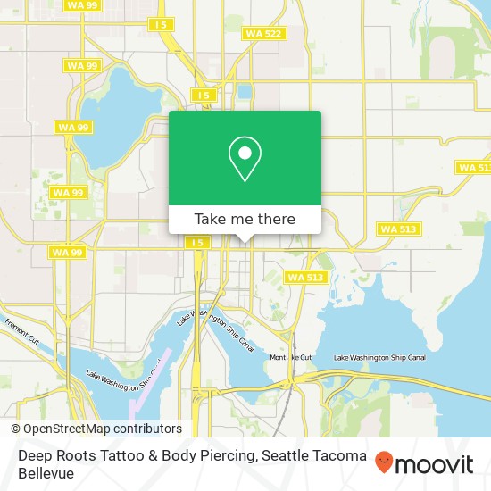 Deep Roots Tattoo & Body Piercing map