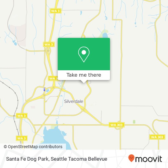 Mapa de Santa Fe Dog Park